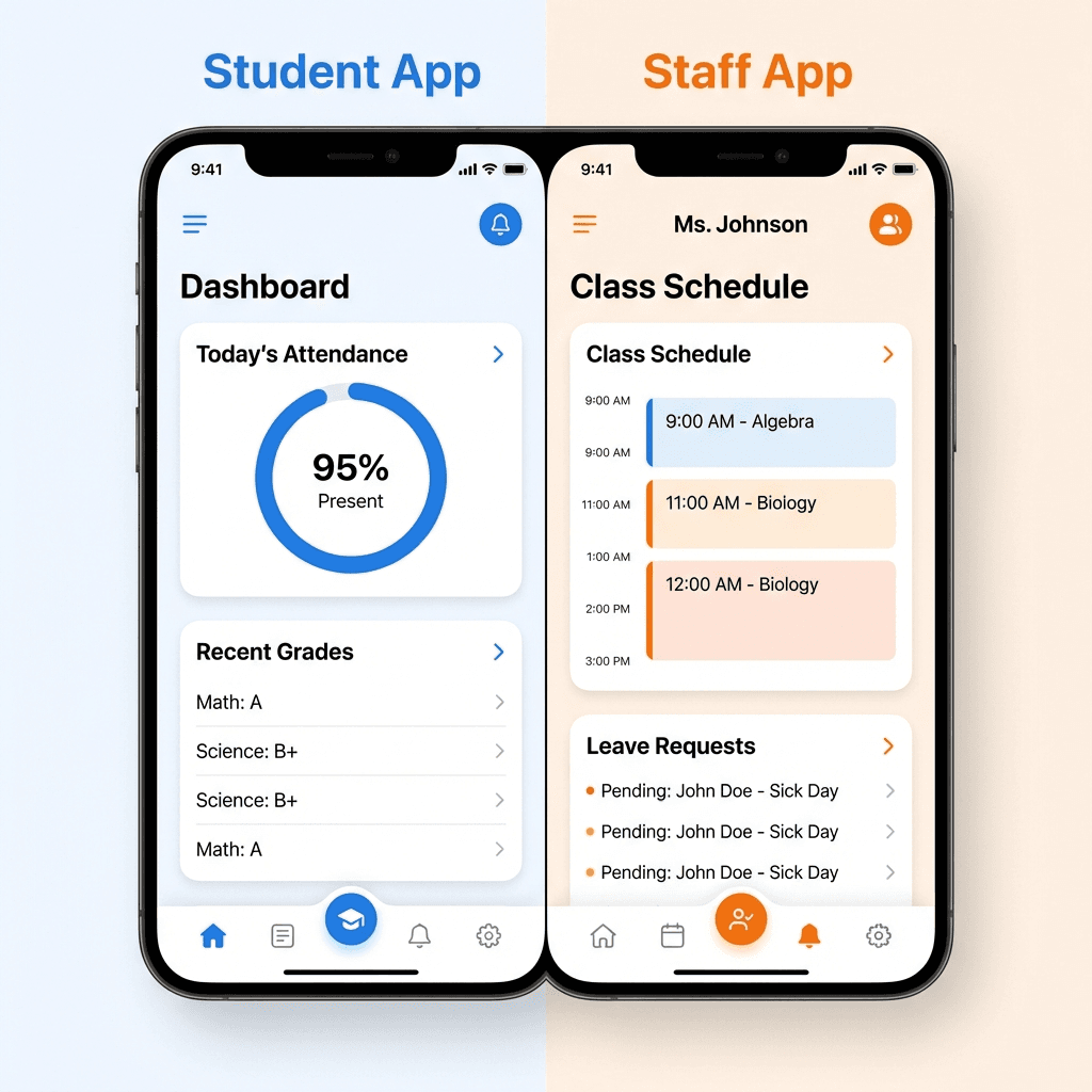 MOBILE APPS (STAFF & STUDENT)